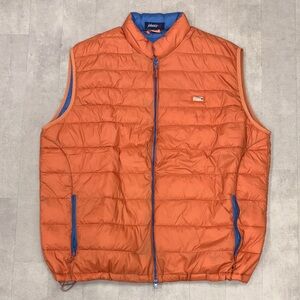 Johnnie-O Orange Puffer Vest